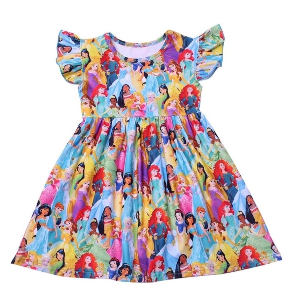 Girls Boutique Disney princess dress size 12 m   (NEW)